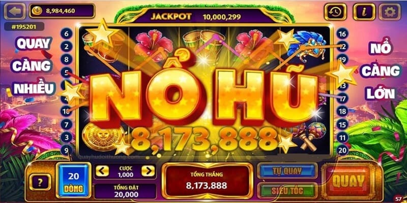 Các thể loại game Nổ Hũ có mặt tại nhà cái Daga